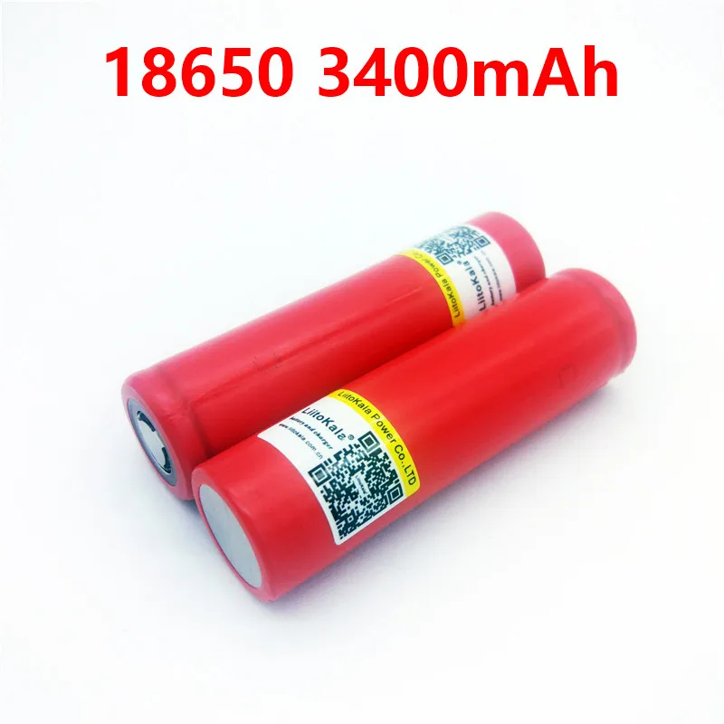 4 шт. LiitoKala для Sanyo 18650 3400 мАч Высокая емкость 100% оригинальный литий ионный
