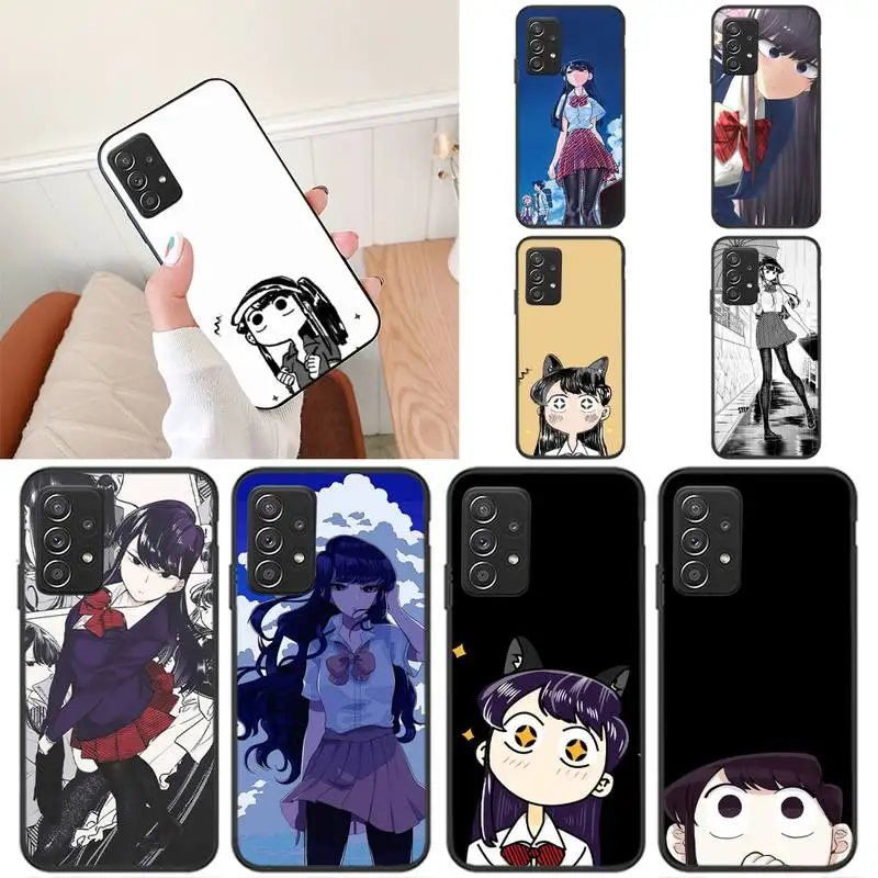 Чехол для телефона Komi S-Shouko Komi-san аниме Samsung Galaxy S10 S20 S21 Note10 20Plus Ultra Shell | Мобильные