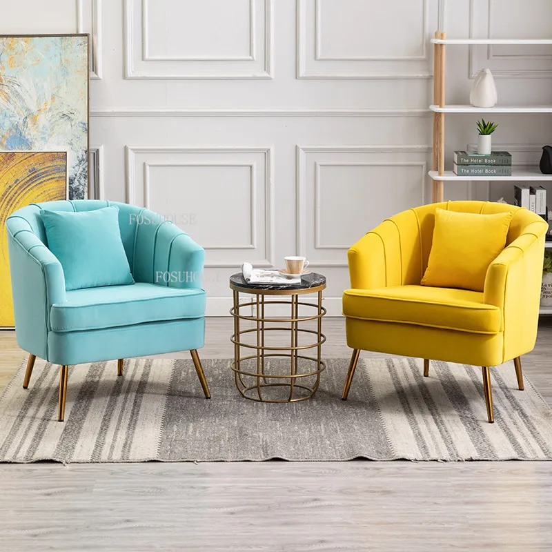 Матерчатые спинки в европейском стиле диваны для гостиной кресло отдыха