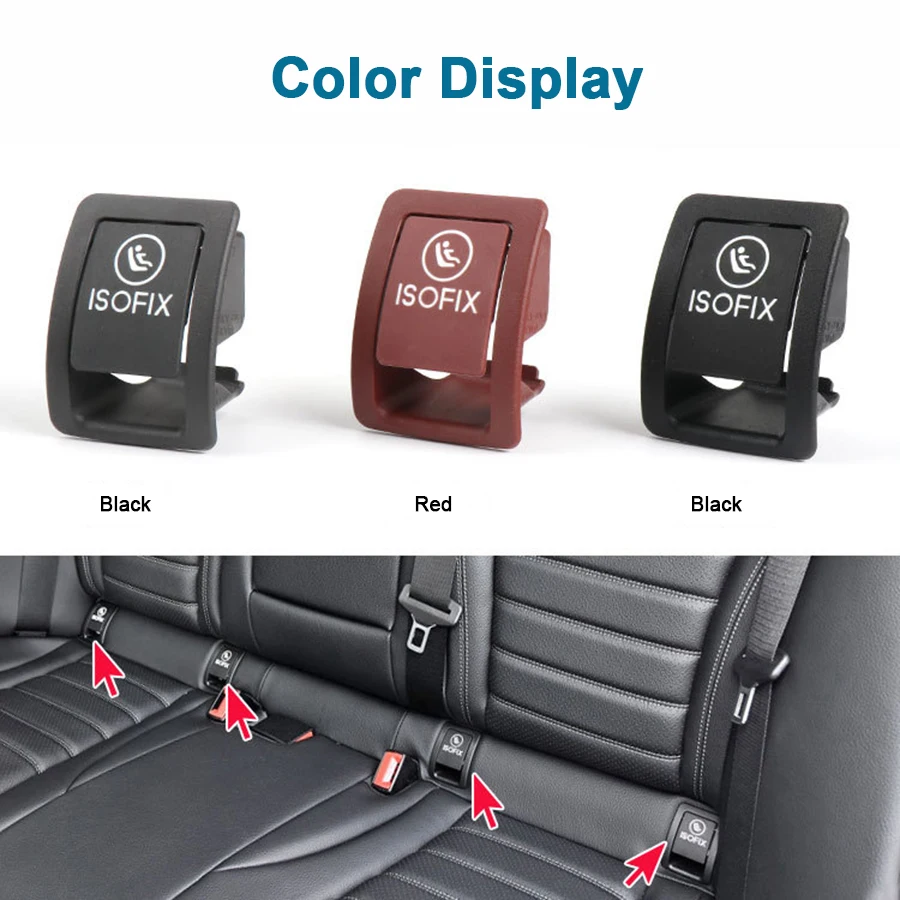 Защитная крышка ISOFIX заднего сиденья автомобиля для детской системы безопасности Mercedes Benz C Class W205 C350 C200 C180 2015-2021 2059200513.