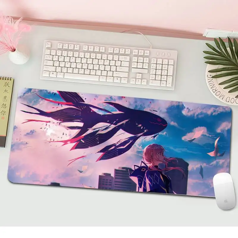 

Virtual Youtuber Beautiful Anime Mouse Mat Gaming Mousemat XL Large Keyboard PC Desk Mat Takuo Anti-Slip Comfort Pad