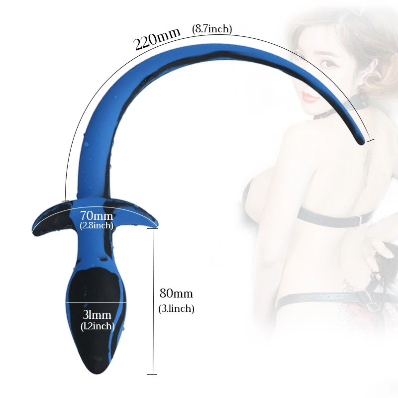 Silicone Dog Tail Anal Toys G-spot Stimulator Butt Plug Slave Expander Women Men Gay Sex Game BDSM Erotic Products | Красота и