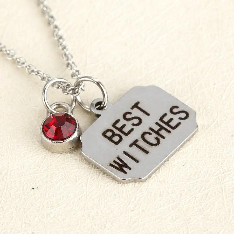 316L из нержавеющей стали лучший ведьмы на Хэллоуин Рождественское ожерелье