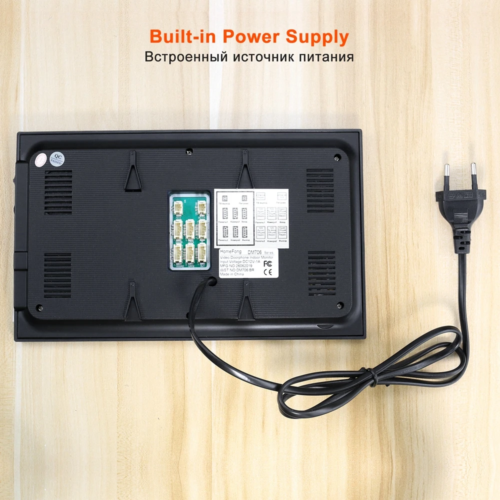 Видеодомофон HomeFong проводной для домашней двери система контроля доступа