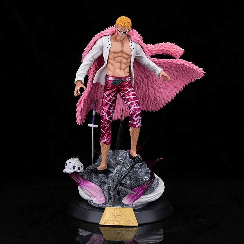 

One Piece Donquixote Doflamingo Anime Figure 35cm Large Statue 7 Warlord Model Collection PVC Action Figurine Birthday Gift Kids