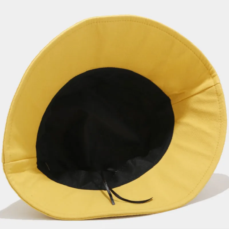 Панама с широкими полями и авокадо хлопковая Кепка вышивкой летняя женская шапка