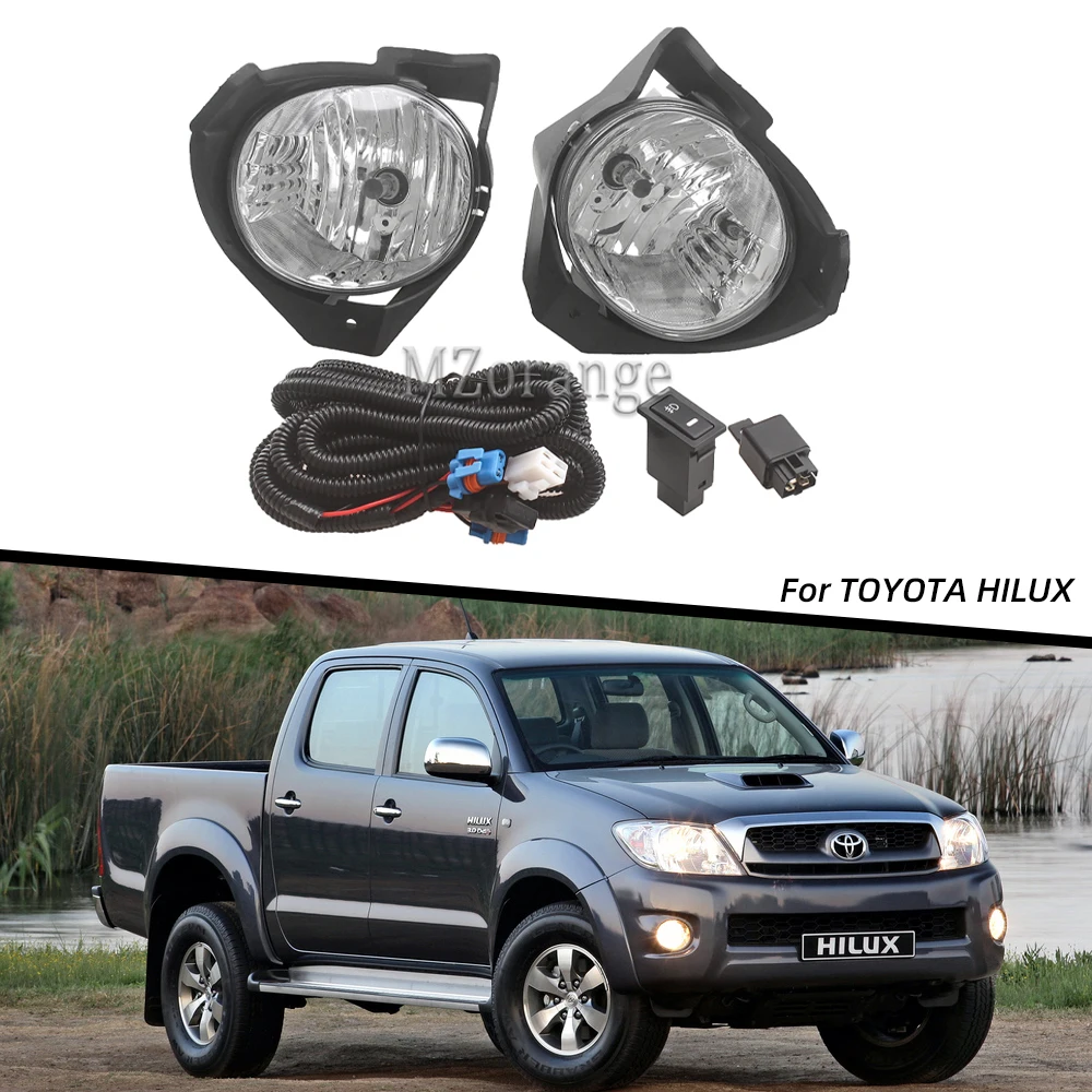 1 пара туман светильник для Toyota Hilux Vigo MK6 2008 2009 2010 2011 s головной футболка с принтом