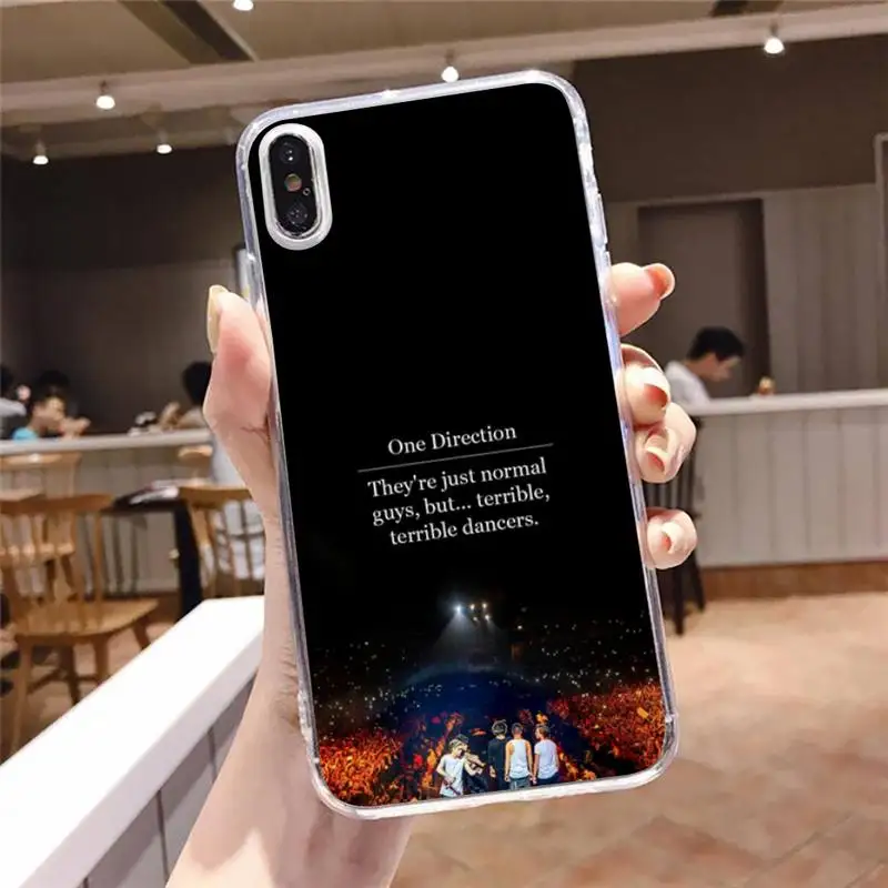 

One Direction Louis Tomlinson Phone Case Transparent soft For iphone 5 5s 5c se 6 6s 7 8 11 12 plus mini x xs xr pro max