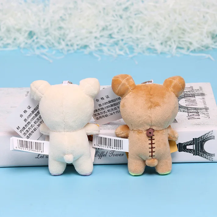 Rilakkuma коричневый плюшевый мишка плюшевый кукольный мешок кулон милый мультфильм чучела пара игрушки украшение для подруги подарок