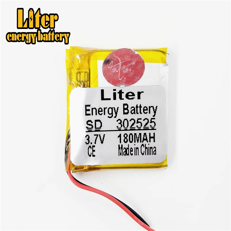 3 7 V 180mAh 302525 полимерный литий ионный/литий ионный аккумулятор для MP3 плеера