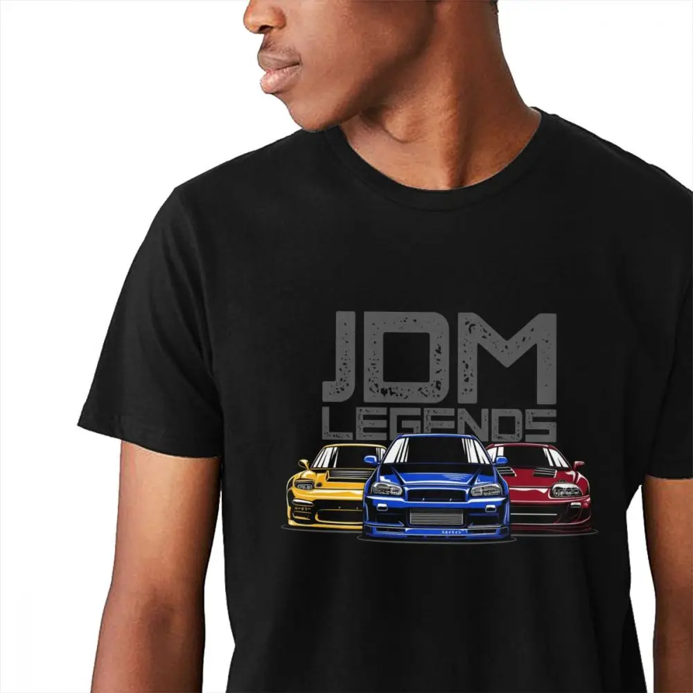 Модная дизайнерская футболка JDM Legend Классическая Японская спортивная футболка в стиле хип-хоп