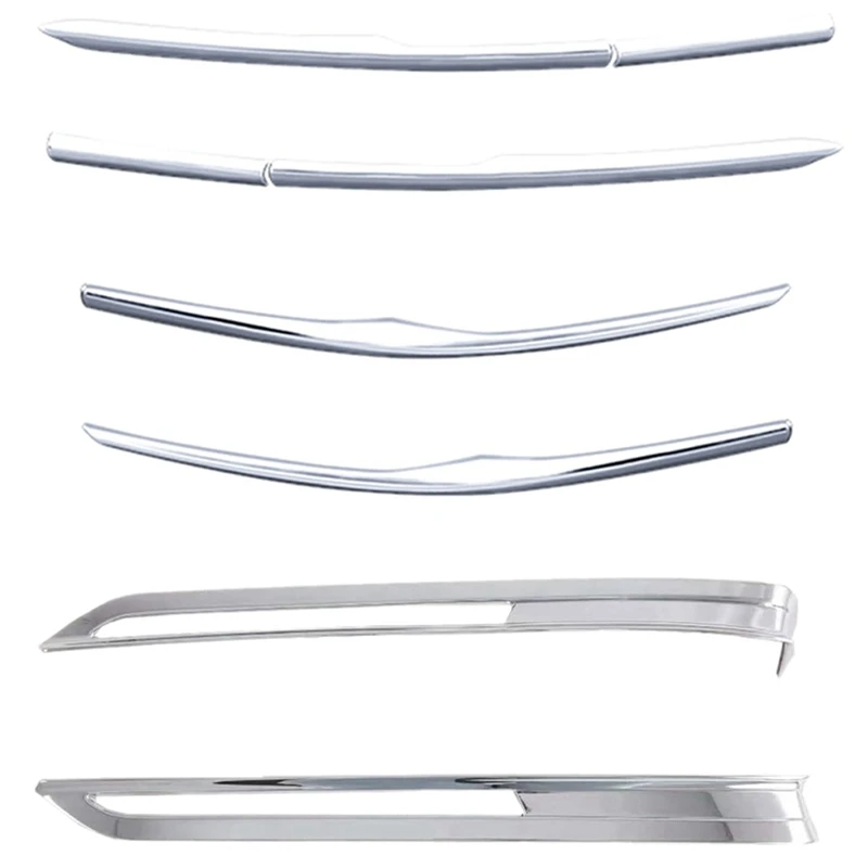 

2 Set Car Accessories: 1 Set Car Front Rear Fog Light Lamp Frame Trim & 1 Set Corner Protection Strips Cover Decorative