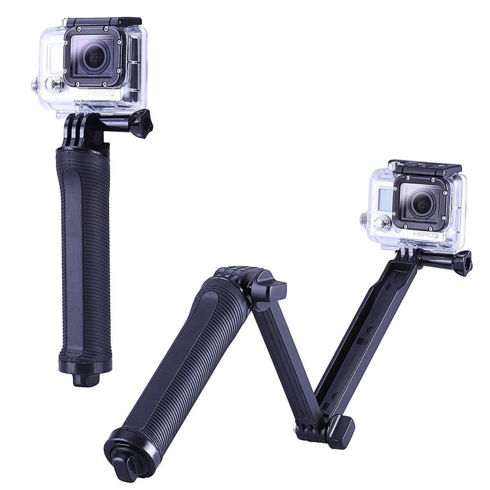 Для Go Pro 3 Way Tripod Grip водонепроницаемый монопод селфи палка подставка для GoPro
