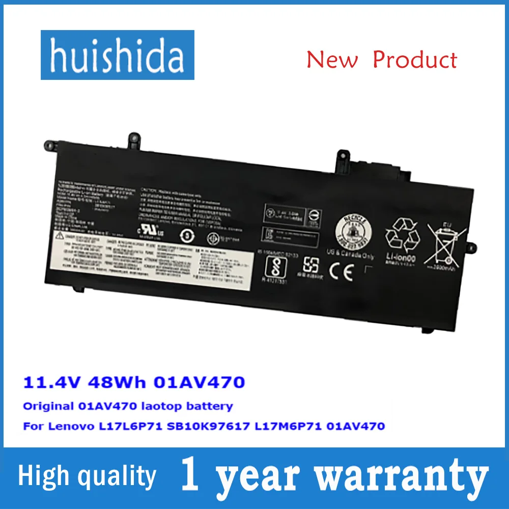 11 4 V 48Wh L17M6P71 новый оригинальный аккумулятор для ноутбука Lenovo 01AV470 L17L6P71 SB10K97617 серии