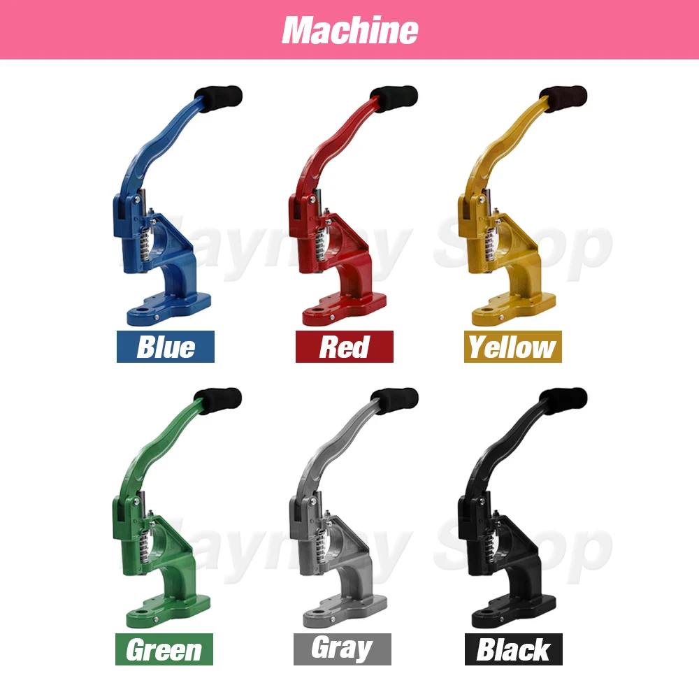 Hand Punch Press Machine Metal Dies Mold For Double Cap Rivets Snap Eyelet Grommet Buttons Installation Tools Handmade Supplies | Дом и сад