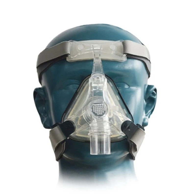 Силиконовая маска для носа CPAP сна с головным убором анти-храп терапия машина