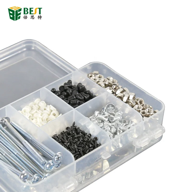 

Multi-Function Big Capacity Component Parts Mobile Phone Parts Box PVC Plastic BOX Double-Deck Storage Design Storage Box