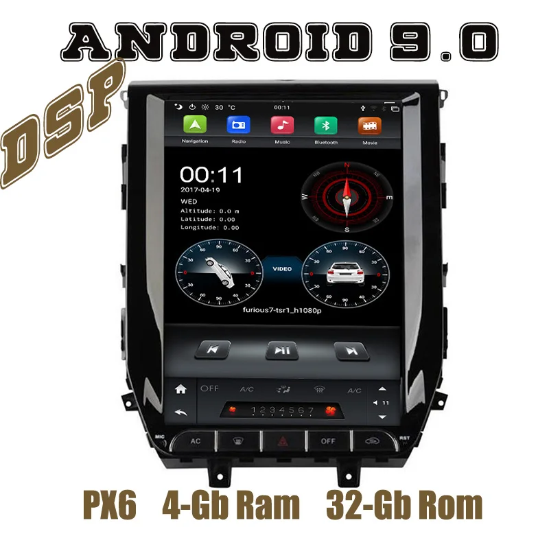 12 1 &quotIPS экран для toyota Land Cruiser LC200 2016 2017 2018 PX6 Tesla стиль android 9 0 автомобильный