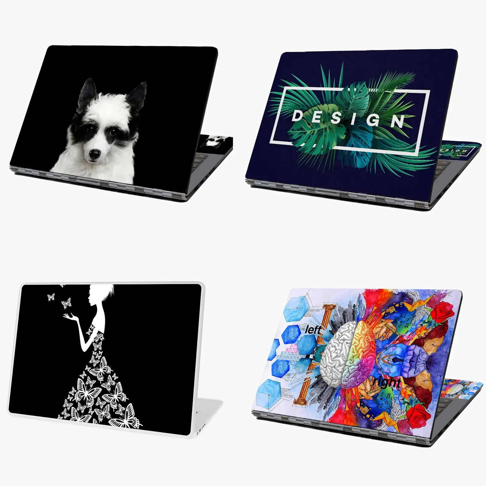 Princess of butterflies laptop skin 13.3 15 15.6 17 17.3 Universal Laptop Skin Cover Sticker Decal For HP Acer Dell ASUS Sony|Наклейки для
