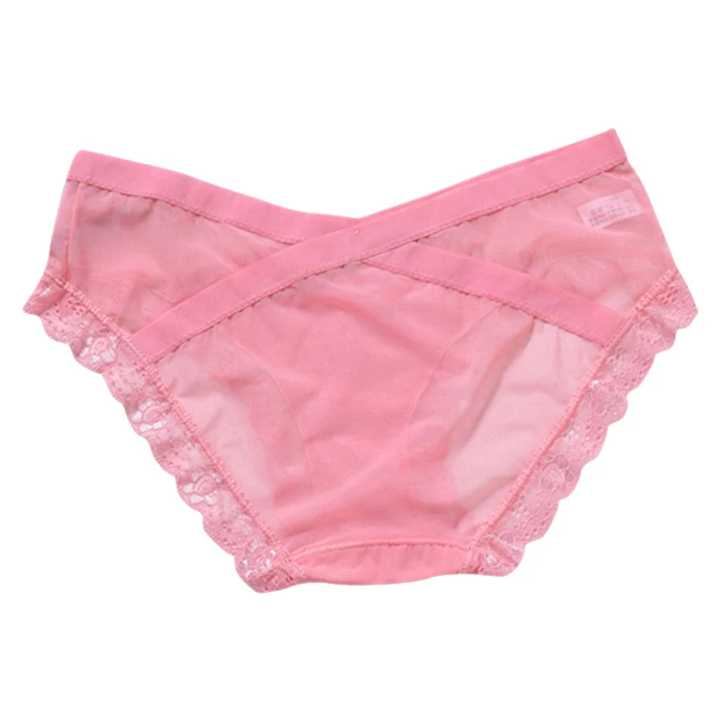 Женские сексуальные кружевные прозрачные трусики с вышивкой женские сетчатые