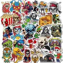 10/30/50PCS Skull Terror Stickers Skateboard Motorcycle Guitar PVC Laptop Bike Waterproof Graffiti Cool Sticker Decal Kid Toys 10/30/50PCS Skull Terror Stickers Skateboard Motorcycle Guitar PVC Laptop Bike Waterproof Graffiti Cool Sticker Decal Kid Toys