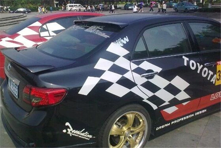 Спойлер на крышу для TOYOTA corolla 2007-2013 спойлер высококачественный из АБС-материала