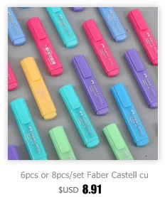 JIANWU 10pcs/set soft pastel ended highlighter pen Fluorescent pen kawaii Mild liner DIY School supplies Office Stationery