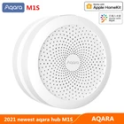 Шлюз Xiaomi Aqara M1S, ночник Zigbee 3,0, Wi-Fi, голосовое приложение Siri, дистанционное управление, умный дом M2 для Mijia mi Home HomeKit