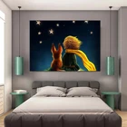 Декоративные картины для детской спальни, картина из фильма Маленький принц на холсте, художественная живопись, плакаты и принты, декоративная живопись