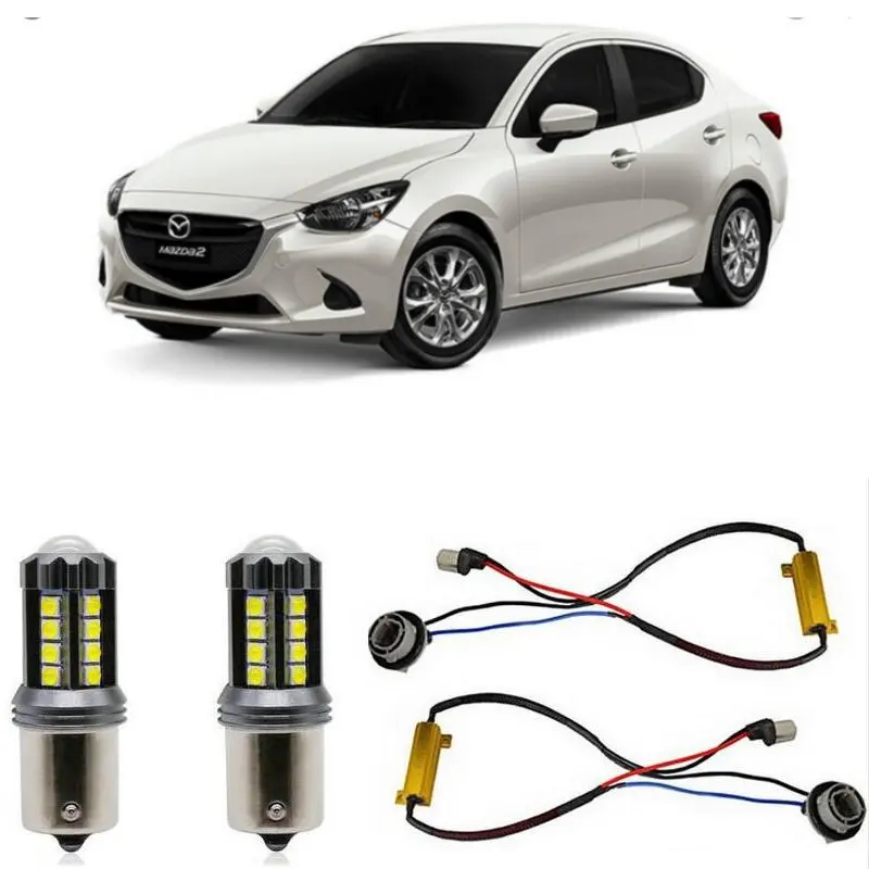 

Fog lamps for MAZDA 2 DL DJ Hatchback Stop lamp Reverse Back up bulb Front Rear Turn Signal error free 2pc