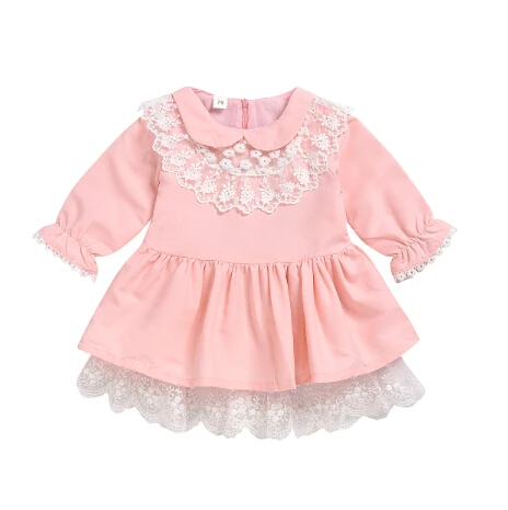 2019 цельнокроеное платье принцессы для маленьких девочек юбка-пачка с длинным