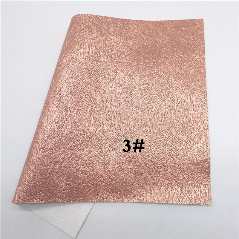 3 Glitterwishcome 21X29 см A4 размер винил для бантов тисненая лошадиная кожа, металлические листы из искусственной кожи для бантов, GM593A - Цвет: 3