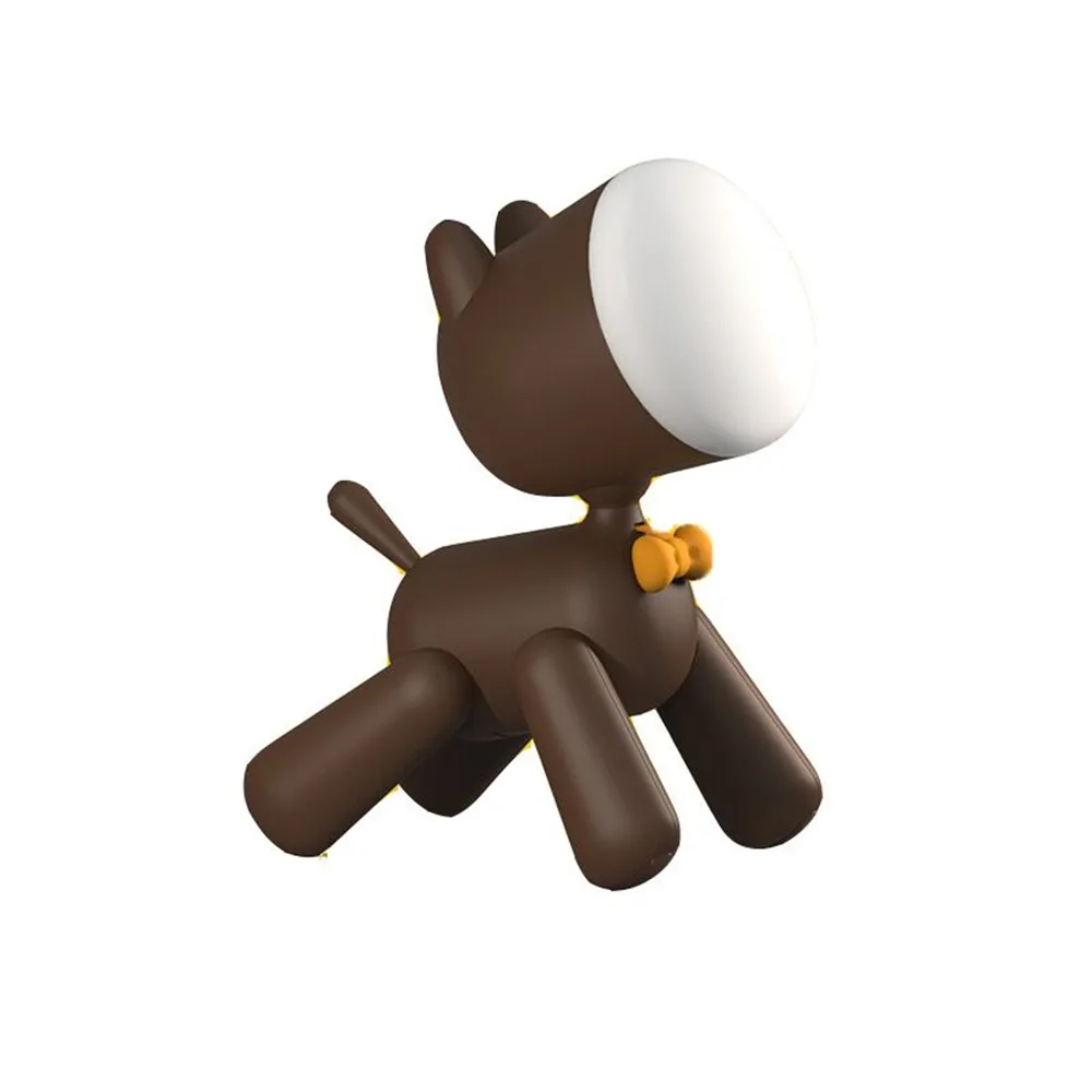 

Creative Cute Dog Elk Deer LED Night Lamp USB Rechargeable Timing Cute Animal LED Lamp Dimmable Study Bedside Table Desk Lamp