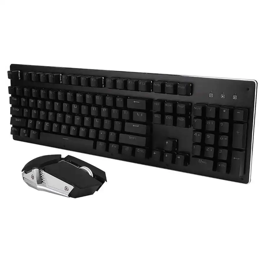 Игровая клавиатура и мышь 2 4 ГГц RGB 104 клавиши 2400 точек/дюйм|Комплекты плюс