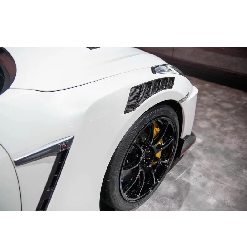Автомобильный Стайлинг для Nissan R35 GTR 08-17 NIS Style углеродное волокно вентиляционное