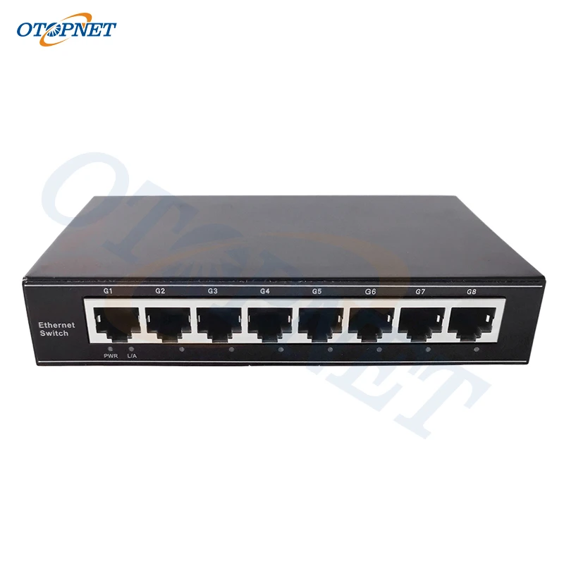 

8 Port Full Gigabit Ethernet Switch with 8 * RJ45 ports