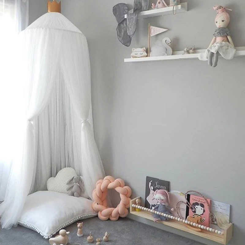 Hanging Mosquito Net Newborn Tent Canopy Children Bedding Round Mosquito Net For Baby Room Decor