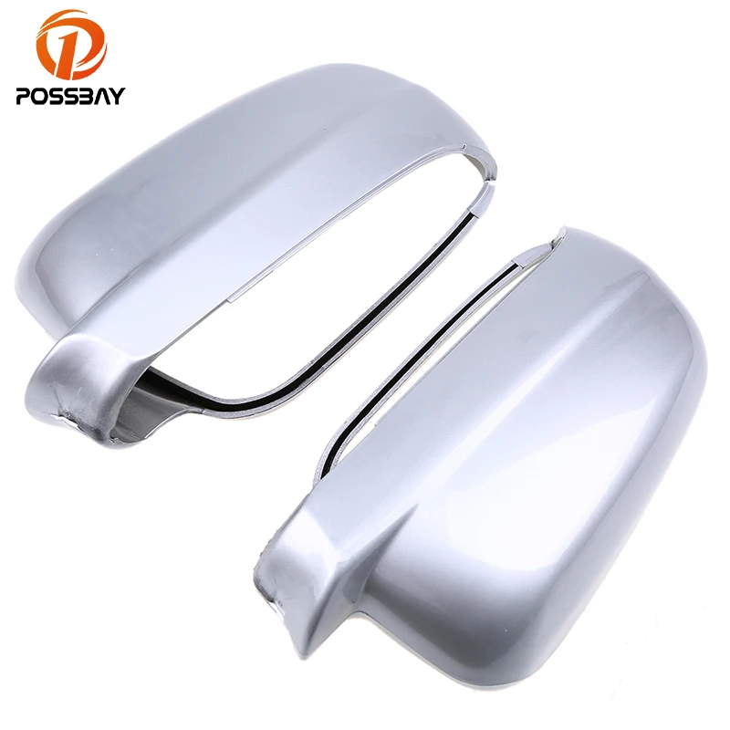 Посбей серебряное боковое зеркало для водителя чехол VW Golf R32 GTI Rabbit 2004