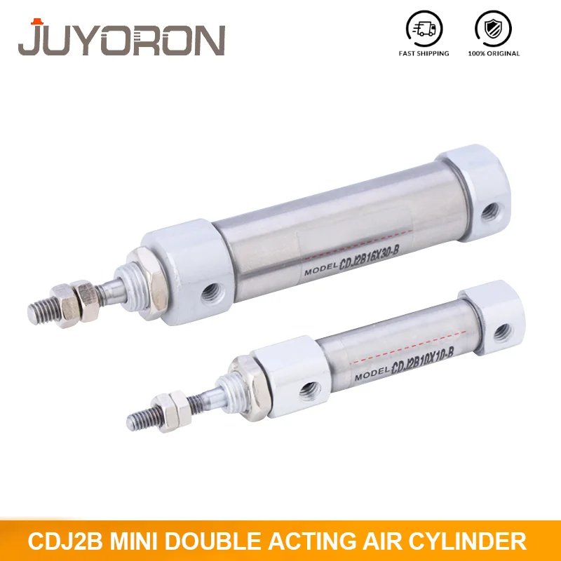 Пневматический цилиндр CDJ2B двойного действия мини-цилиндр с одним стержнем 10 мм 16