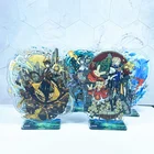 Фигурка аниме Genshin Impact, фигурка ноэлле, новинка, кожа, милая акриловая модель на подставке, тарелка, настольный декор, стоя для подарка другу