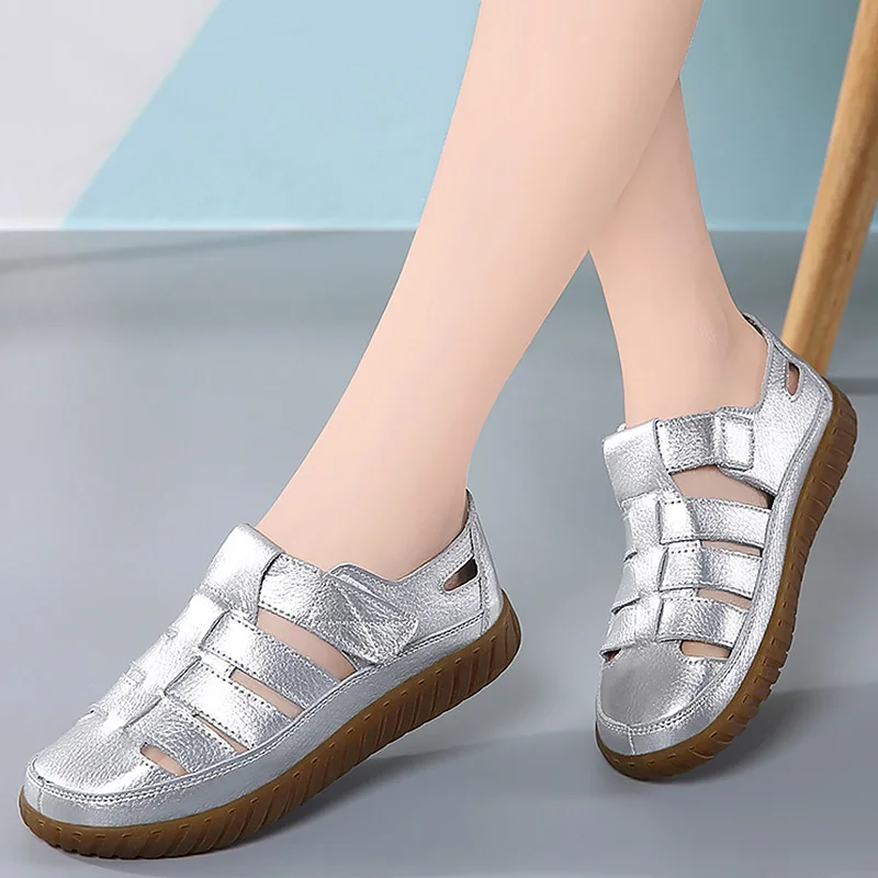 Женские кожаные ботинки на плоской подошве большие размеры|Боссоножки и