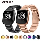 Браслет из нержавеющей стали для умных часов Fitbit VersaLiteVersa2, металлический сменный ремешок 316L, Браслет для Fitbit Versa 2