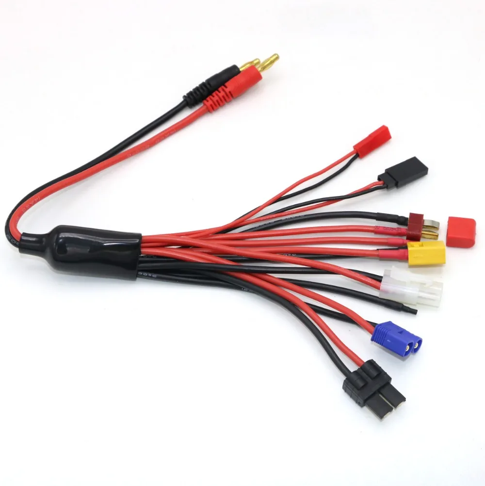 Высокое качество 8 в 1 зарядный адаптер 4 0 мм разъем типа &quotбанан&quot для EC3 XT60 TRX JST