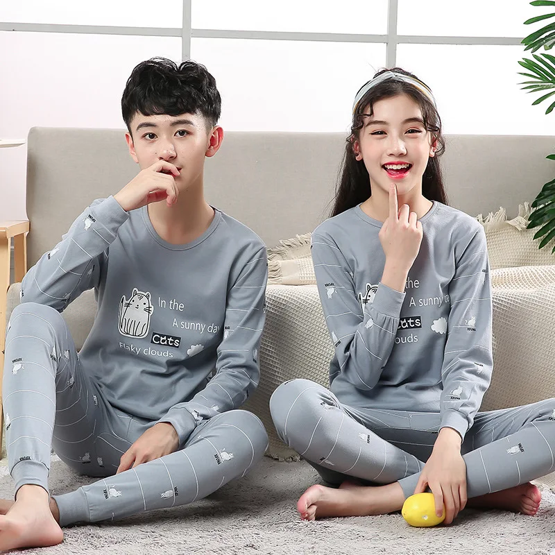 Пижамный комплект детский из 2 предметов хлопковая одежда для сна мальчиков