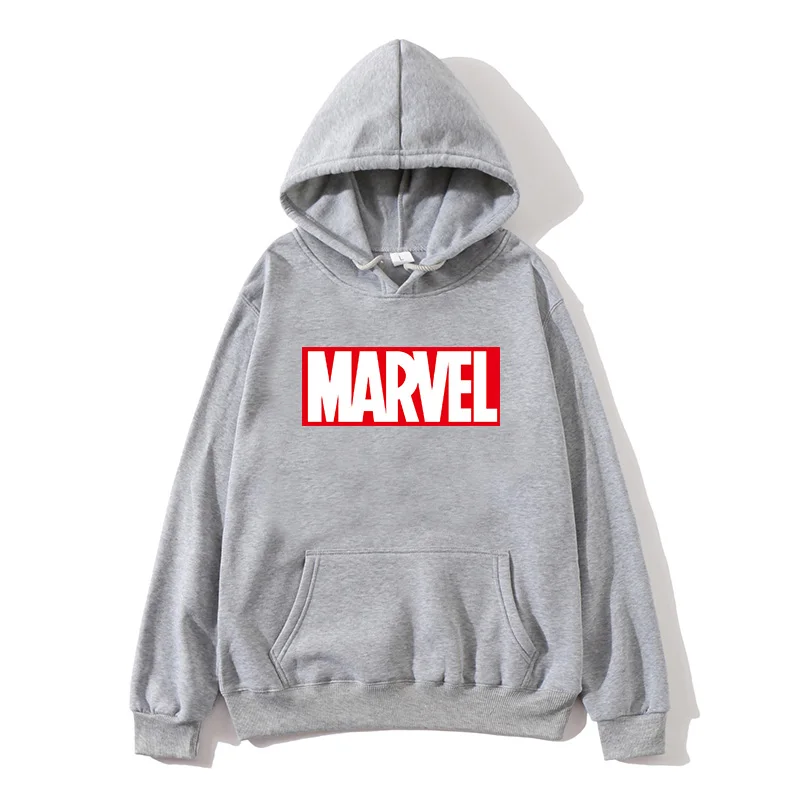 light grey Осень зима кофты с капюшоном "Marvel" Человек-паук Mannen толстовка с капюшоном Топы повседневные Nieuwe Mannelijke Trainingspak De Avengers Mer - Цвет: light grey