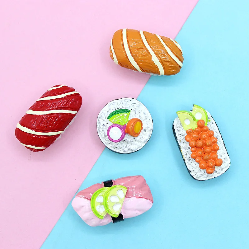Подвески Boxi Kawaii для слайма милые полимерные принадлежности суши аксессуары