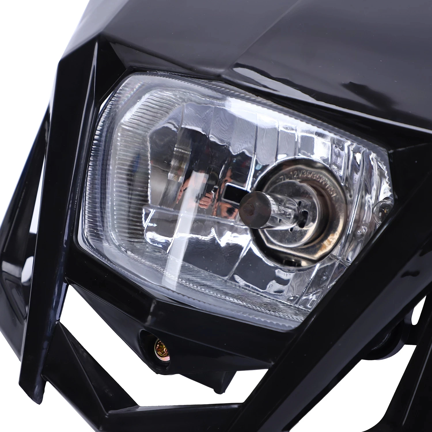 

Universal Motorcycle Headlight Headlamp Fairing Farol De Milha Para Moto For HONDA XR CRF 150 230 250 450 Dirt Bike