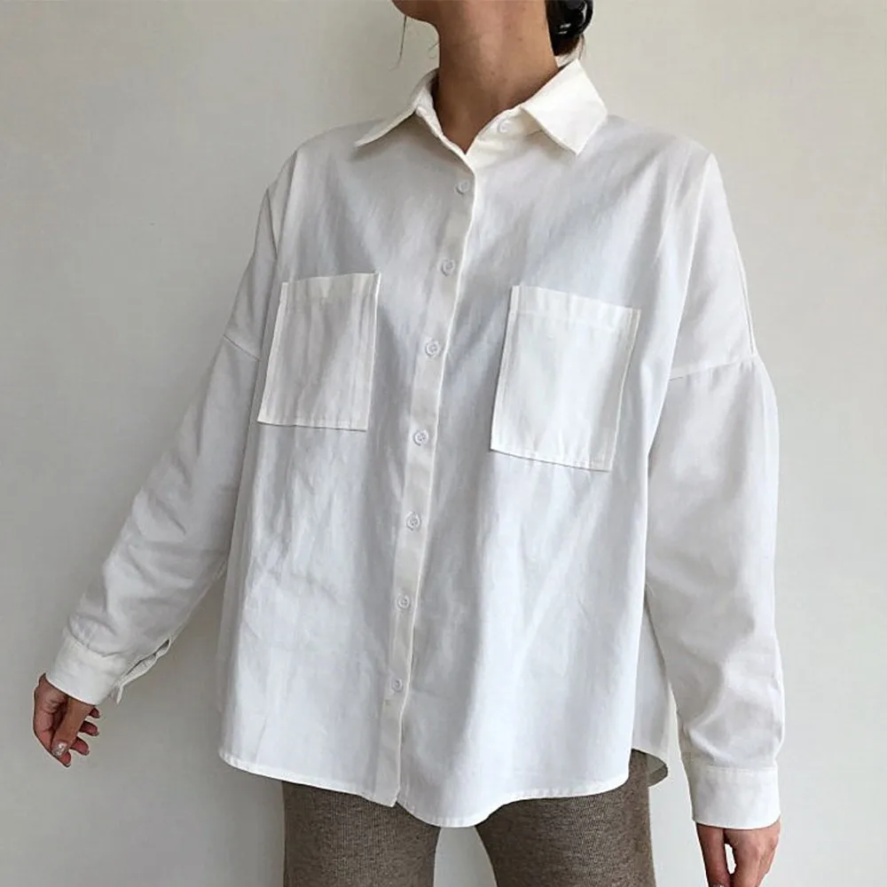 

Women Autumn Elegant Shirt Blouses Casual V Neck Casual Long Sleeve Loose Female Tunic Shirt For Women Loose
