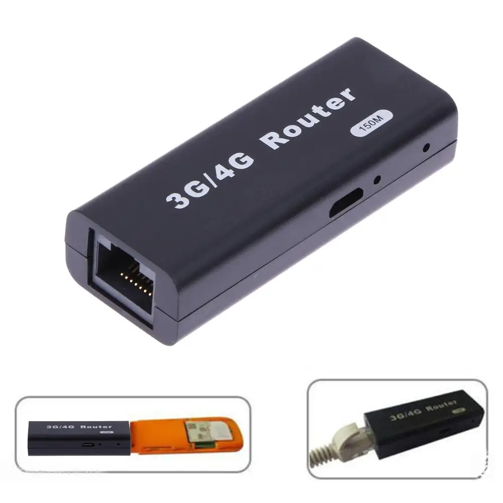 2020 новая портативная мини точка доступа 3G/4G Wi Fi Wlan AP Client 150 Мбит/с RJ45 USB