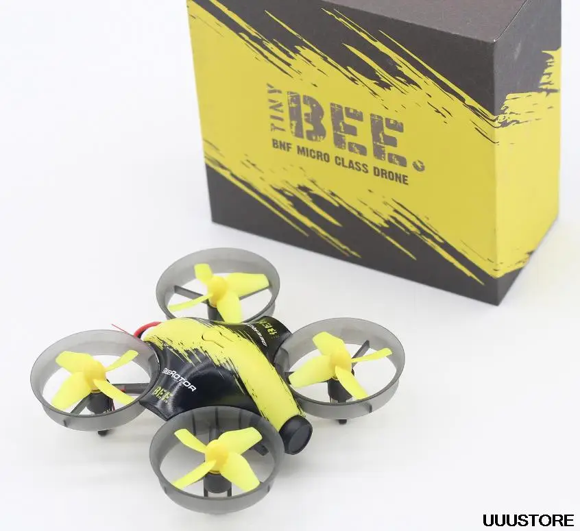 

TINYBEE Betaflight F3 5.8G 40CH 600TVL FOV130 0716 1S Brushed FPV Tinywhoop Indoor Drones BNF with 2PCS 20C 300mAh 1S Battery